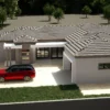 Modern 4-Bedroom House Plan - Image 7