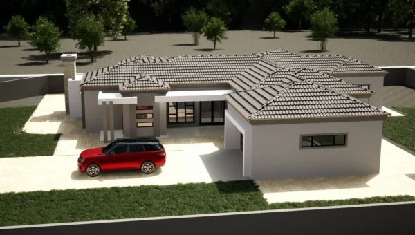 Modern 4-Bedroom House Plan - Image 7