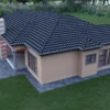 Modern 4 Bedroom House Plan - Image 5