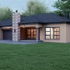 Modern 4 Bedroom House Plan - Image 2